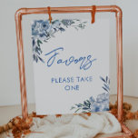 Affiche Signe des faveurs de la Fête des mariées florale<br><div class="desc">Signe des faveurs de la Fête des mariées florale</div>