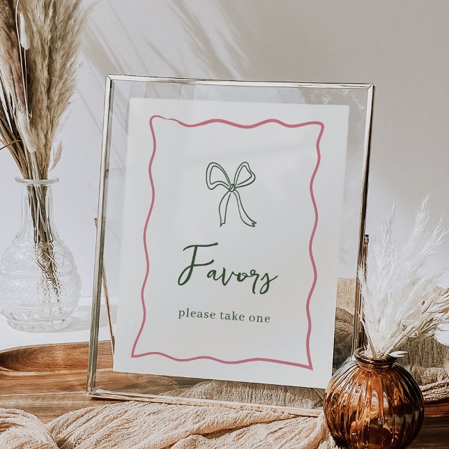 Affiche Signe Dolce Vita Italienne Fête des mariées Faveur (Créateur téléchargé)