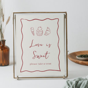 Affiche SIGNE Dolce Vita Italienne Fête des mariées Traite