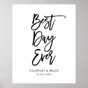 Affiche Signe du jour le plus mariage
