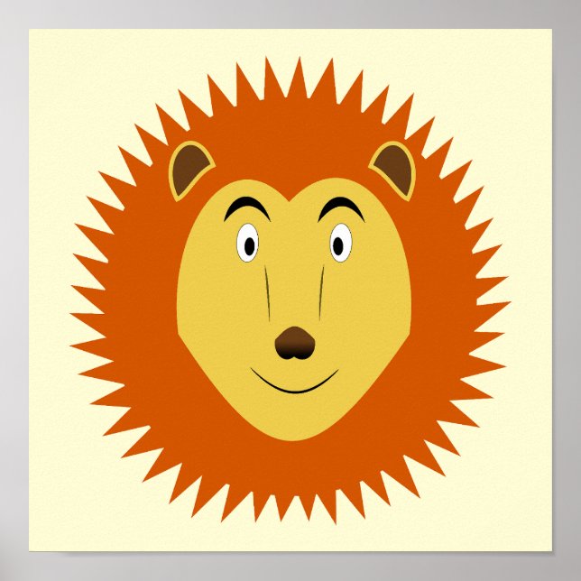 Affiche Signe du Lion Anniversaire Lion (Devant)