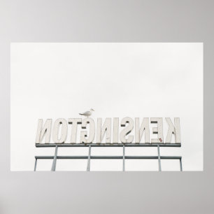 AFFICHE SIGNE DU MARCHÉ DE KENSINGTON, TORONTO, CANADA