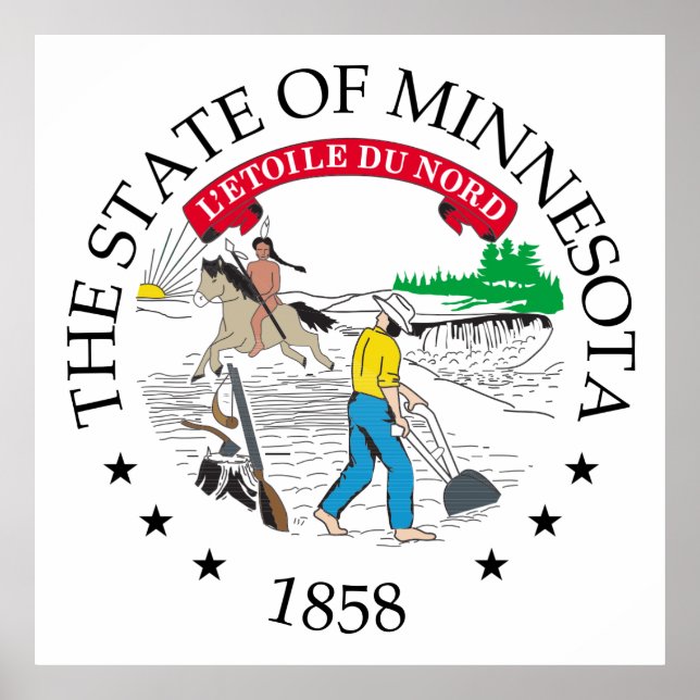 Affiche Signe du Minnesota (Devant)