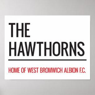 Affiche SIGNE DU STADE DES Hawthorns