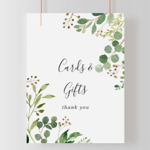 Affiche Signe Eucalyptus Simple Cartes et Cadeaux Floraux