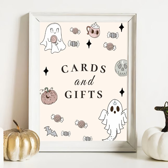 Affiche Signe Halloween Baby showers cartes & cadeaux (Créateur téléchargé)