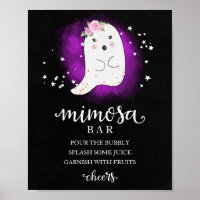 SIGNE Halloween Girl Baby shower Mimosa Bar