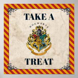 Affiche Signe Harry Potter Hogwarts Anniversaire Prenez un