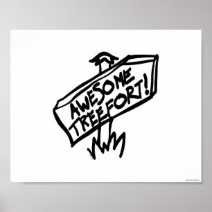 Affiche Signe impressionnant de Treefort