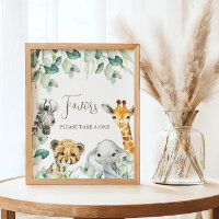 Signe Little Wild One Safari Baby shower Faveurs
