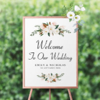 signe mariage blanc magnolia fleuri