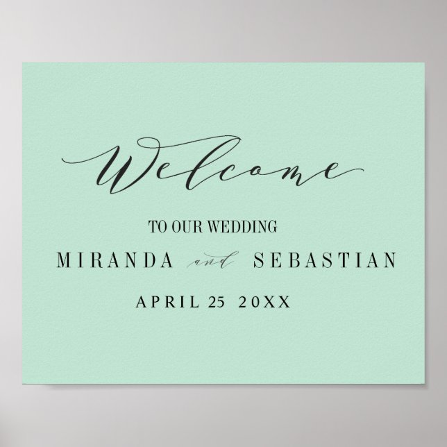 Affiche Signe mariage de bienvenue de TYpography (Devant)