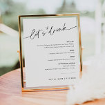 Affiche SIGNE Mariage de la barre EVERLEIGH<br><div class="desc">Everleigh Collection - une collection étonnante et minimaliste qui dispose d'une police de calligraphie moderne qui est à la fois chic et élégant. Cette collection offre un design intemporel et élégant qui est parfait pour tous les événements, des mariages aux baby showers et tout entre les deux. Découvrez l'élégance et...</div>