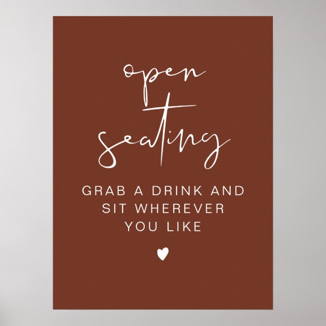 Affiche SIGNE Mariage en terre cuite CORIANDER (Devant)