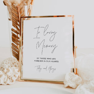 Affiche SIGNE Mariage HARLOW In Love Memory