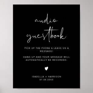 Affiche SIGNE Mariage JOVI Edgy Black Audio