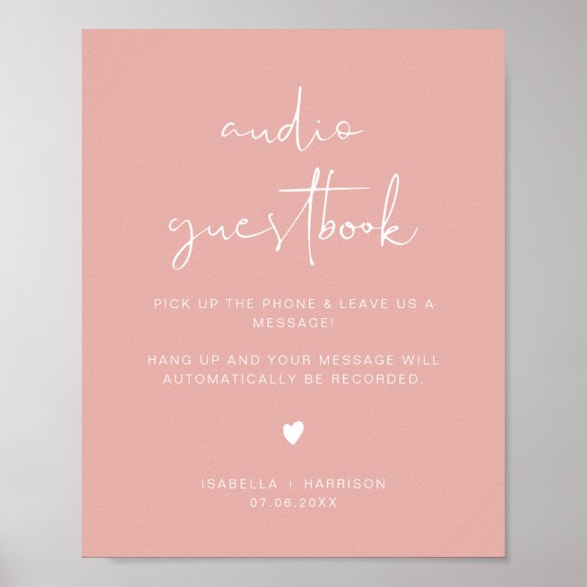 Affiche SIGNE Mariage LEAH Vibrant Pastel Audio (Devant)