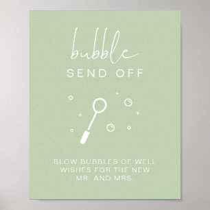 Affiche SIGNE Mariage LEAH Vibrant Pastel Bubble Envoyer