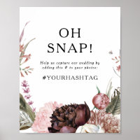 Signe Mariage Oh Snap Floral Boho de Bourgogne