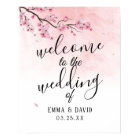 SIGNE Mariage rose Fleur de cerisier Aquarelle