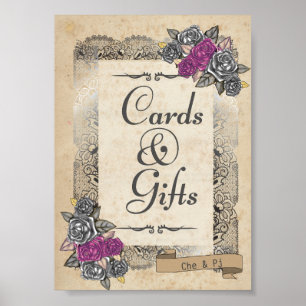 Affiche SIGNE Mariage rustique Cadeau et Favoriser