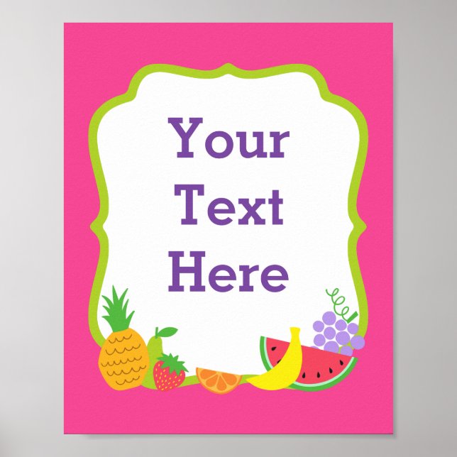 Affiche SIGNE PERTINENT DEUX Tti Frutti 2e anniversaire Fr (Devant)