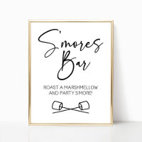 Signe S'Mores Bar Marshmallow Faisons la fête
