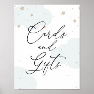 Affiche Signe sur la Lune Twinkle Star Cartes et cadeaux