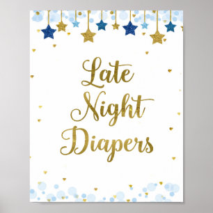 Affiche Signe Twinkle Aquarelle Twinkle Late Night Diapés