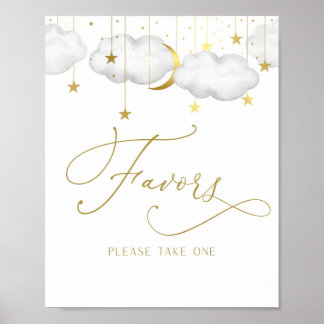 Affiche Signe Twinkle Little Star Baby shower Faveurs