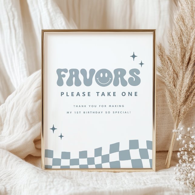 Affiche SIGNE UN HOMME Joyeux Fête d'anniversaire Faveurs (Créateur téléchargé)