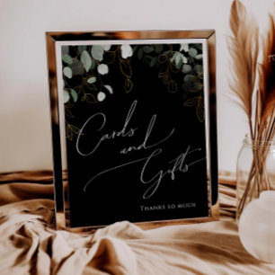 AFFICHE SIGNE VERDOYER VERDOYER OR CARTES ET DONS NOIRS