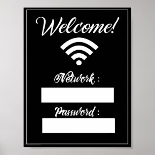Affiche Signe WiFi