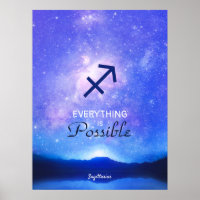 SIGNE Zodiaque Sagittarius Dreamy Sky Citation Pos