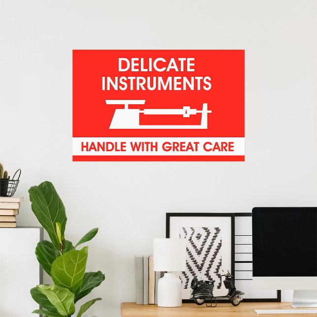 Affiche Signer les instruments de précision (Créateur téléchargé)