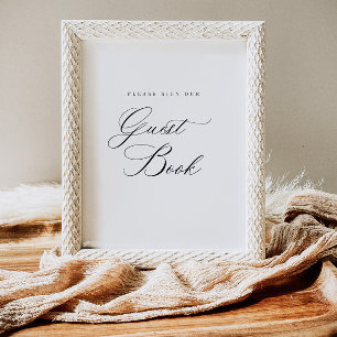 Affiche Signer notre Guides de la Réception Table Signer P