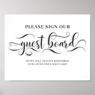 Affiche Signer notre Mariage du conseil d'administration