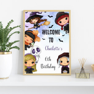 Affiche Signes de la fête d'Halloween