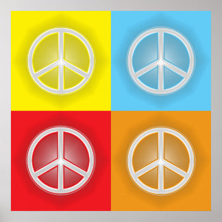 AFFICHE SIGNES DE PAIX