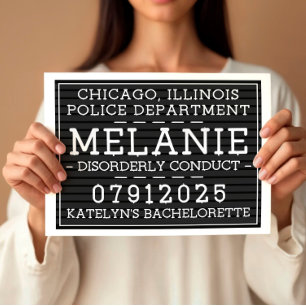 Affiche Signes de prise de Mug personnalisés, Bachelorette