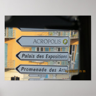 Affiche Signes de rue Venise Italie