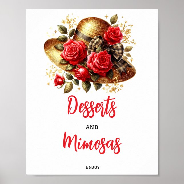Affiche Signes de table de Fête des mariées de Casquette d (Devant)