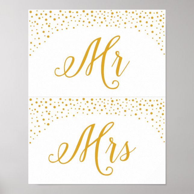 Affiche Signes mariages - do-it-yourself Chaises nuptiales (Devant)
