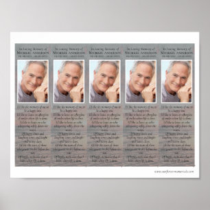 Affiche Signets du mémorial de tournesol