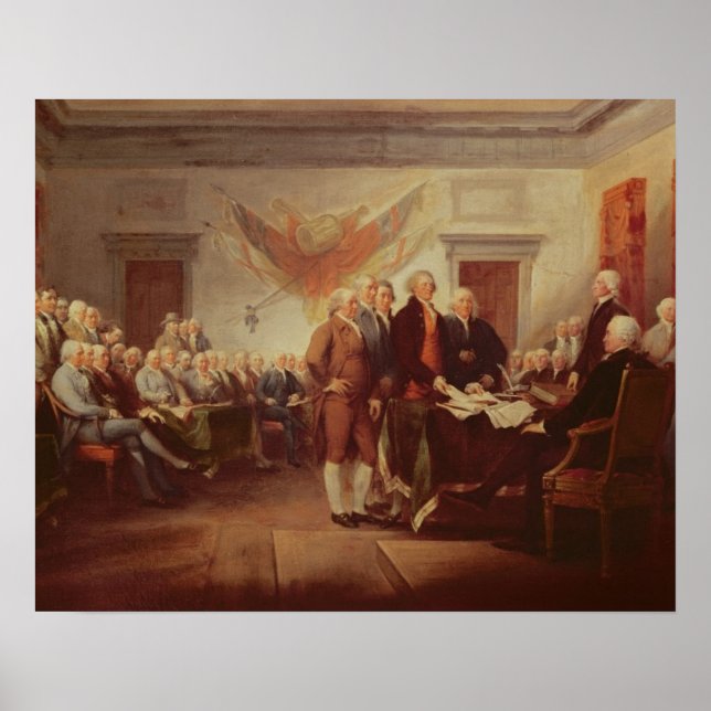 Affiche Signing the Declaration of Independence, 4e (Devant)
