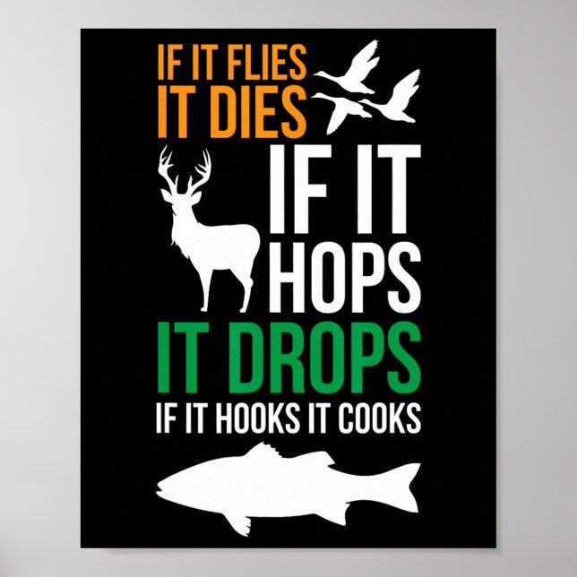 Affiche S'Il Vole, Il Mort S'Il Hop, Il Baisse S'Il Croque (Devant)