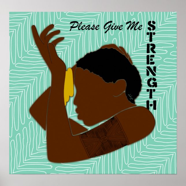 Affiche S'Il Vous Plaît, Donnez-Moi Force (Devant)