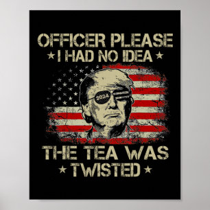 Affiche S'Il Vous Plaît, Je N'Avais Aucune Idée Du Thé Twi
