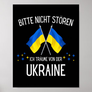 Affiche S'il vous plaît ne me dérangez pas, je rêve de l'U