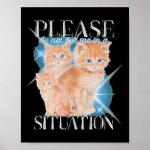Affiche S'Il Vous Plaît Ne Me Placez Pas Dans Une Situatio
